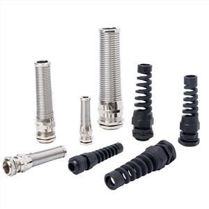 Pressacavo a spirale con serracavo