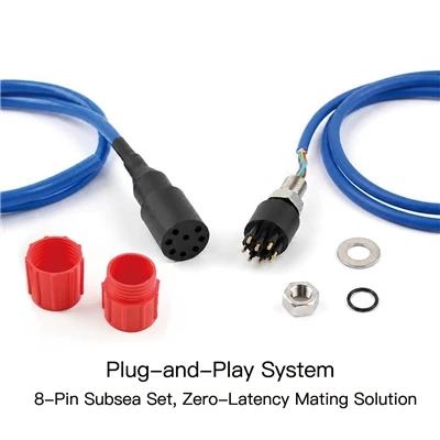 Connettore Ethernet subacqueo a 8 pin